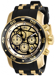 Invicta Pro Diver Żółte złoto/Stal w odcieniu złota Ø48 mm 25709