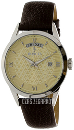 Invicta Vintage Szampański/Skóra Ø40 mm 25711