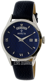 Invicta Vintage Niebieski/Skóra Ø40 mm 25712