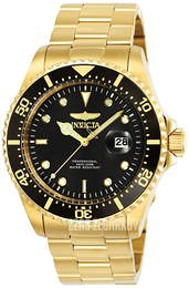 Invicta Pro Diver Czarny/Stal w odcieniu złota Ø43 mm 25717