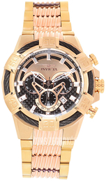 Invicta Bolt Wielokolorowy/Stal w kolorze różowego złota Ø52 mm 25765