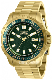 Invicta Pro Diver Zielony/Stal w odcieniu złota Ø48 mm 25785