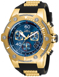 Invicta Bolt Niebieski/Stal w odcieniu złota Ø51.5 mm 25873