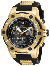 Invicta Bolt Czarny/Stal w odcieniu złota Ø51.5 mm 25874