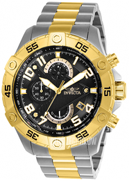 Invicta Czarny/Stal w odcieniu złota Ø48 mm 26100