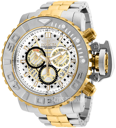 Invicta Sea Hunter Srebrny/Stal w odcieniu złota Ø58 mm 26106
