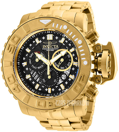 Invicta Sea Hunter Czarny/Stal w odcieniu złota Ø58 mm 26107