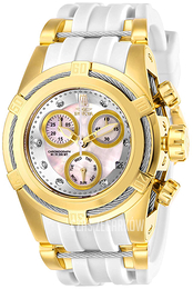 Invicta Jason Taylor Biały/Stal w odcieniu złota Ø40 mm 26284
