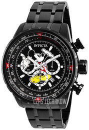 Invicta Disney Czarny/Stal Ø48 mm 26743