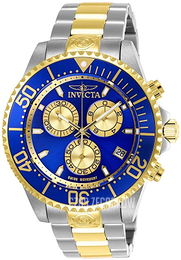 Invicta Pro Diver Niebieski/Stal w odcieniu złota Ø47 mm 26851