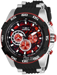 Invicta Speedway Czerwony/Stal Ø52 mm 27252