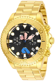 Invicta Character Czarny/Stal w odcieniu złota Ø47 mm 27415