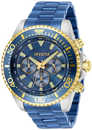 Invicta Pro Diver Niebieski/Stal Ø47 mm 27481