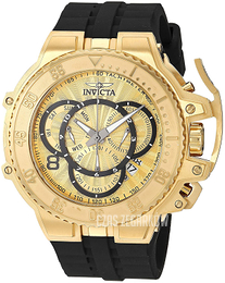 Invicta Excursion Żółte złoto/Guma Ø58.5 mm 27508