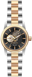 Invicta Czarny/Stal w kolorze różowego złota Ø44 mm 27563