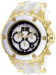 Invicta Specialty Biały/Stal w odcieniu złota Ø52 mm 27915