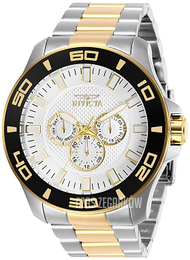 Invicta Pro Diver Srebrny/Stal w odcieniu złota Ø50 mm 27999