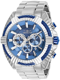 Invicta Bolt Niebieski/Stal Ø50 mm 28045