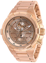 Invicta Aviator Różowe złoto/Stal w kolorze różowego złota Ø50.5 mm 28128