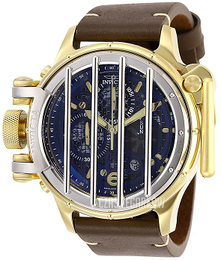 Invicta Vintage Niebieski/Skóra Ø52 mm 28136