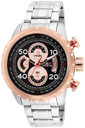 Invicta Aviator Czarny/Stal Ø48 mm 28147