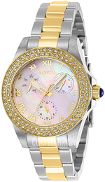 Invicta Biały/Stal w odcieniu złota Ø34 mm 28480