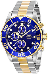 Invicta Pro Diver Niebieski/Stal w odcieniu złota Ø43 mm 28692