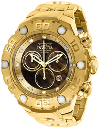 Invicta Excursion Brązowy/Stal w odcieniu złota Ø57 mm 28774
