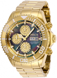 Invicta Zielony/Stal w odcieniu złota Ø47 mm 28885