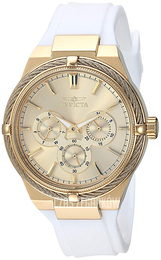 Invicta Bolt Żółte złoto/Guma Ø39 mm 28910