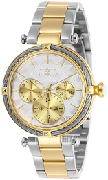 Invicta Bolt Biały/Stal w odcieniu złota Ø36.5 mm 28960