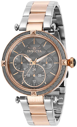 Invicta Bolt Szary/Stal w kolorze różowego złota Ø36.5 mm 28963