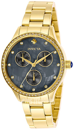 Invicta Angel Czarny/Stal w odcieniu złota Ø35 mm 29097