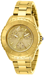 Invicta Angel Żółte złoto/Stal w odcieniu złota Ø38 mm 29107