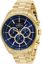 Invicta Specialty Niebieski/Stal w odcieniu złota Ø48 mm 29169