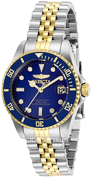 Invicta Pro Diver Niebieski/Stal w odcieniu złota Ø34 mm 29188