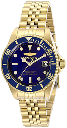 Invicta Pro Diver Niebieski/Stal w odcieniu złota Ø34 mm 29191