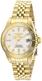 Invicta Pro Diver Biały/Stal w odcieniu złota Ø34 mm 29192