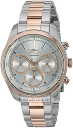 Invicta Specialty Srebrny/Stal w kolorze różowego złota Ø38 mm 29266
