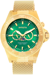 Invicta Pro Diver Zielony/Stal w odcieniu złota Ø54 mm 29366