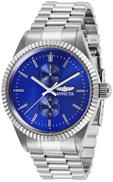 Invicta Specialty Niebieski/Stal Ø43 mm 29420