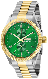 Invicta Specialty Zielony/Stal w odcieniu złota Ø43 mm 29423