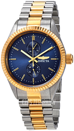 Invicta Specialty Niebieski/Stal w odcieniu złota Ø43 mm 29424