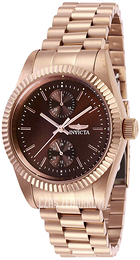Invicta Specialty Brązowy/Stal w kolorze różowego złota Ø36 mm 29449