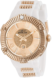 Invicta Angel Różowe złoto/Stal w kolorze różowego złota Ø41 mm 29523