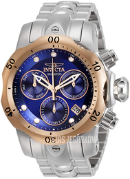 Invicta Venom Niebieski/Stal Ø46 mm 29628