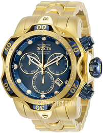 Invicta Venom Niebieski/Stal w odcieniu złota Ø52.5 mm 29641