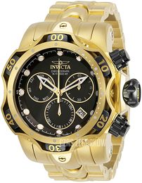 Invicta Venom Czarny/Stal w odcieniu złota Ø52.5 mm 29642