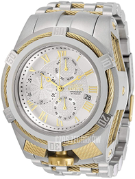 Invicta Bolt Srebrny/Stal w odcieniu złota Ø53 mm 29735