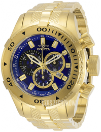 Invicta Bolt Niebieski/Stal w odcieniu złota Ø50 mm 29746